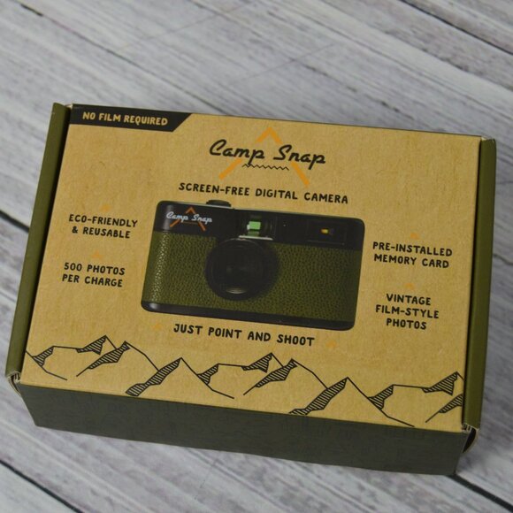 Camp Snap Screen-Free Digital Camera Forest Green NEW - Picture 12 of 12